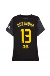 Borussia Dortmund Pascal Gross #13 Voetbaltruitje Uit tenue Dames 2024-25 Korte Mouw